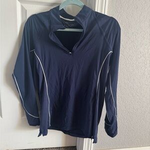 Peter Millar Women’s Quarter Zip Pullover Navy Medium